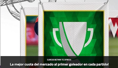 Betway cuotas primer goleador en apuestas al Francia vs Alemania