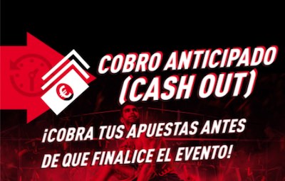 La función de cash out en Sportium se llama cobro anticipado