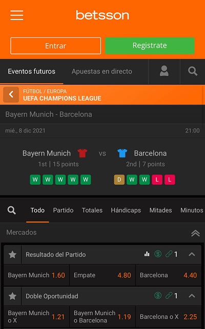 Analisis y mejores apuestas para el Bayern vs Barcelona de Champions League