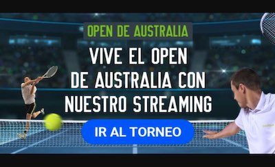 Apuesta en Codere a la final del Open de Australia con streaming