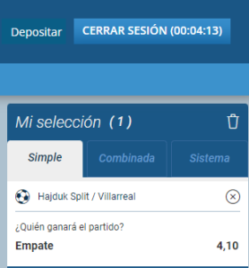 Realizar depositos y recargar en 1xBet