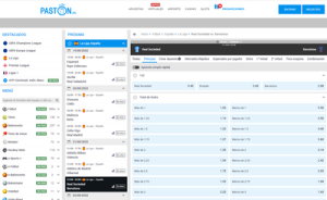 cuotas muy interesantes en Pastón.es para el Real Sociedad Vs Barcelona