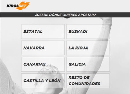 Hay locales de Kirolbet en muchas regiones de España