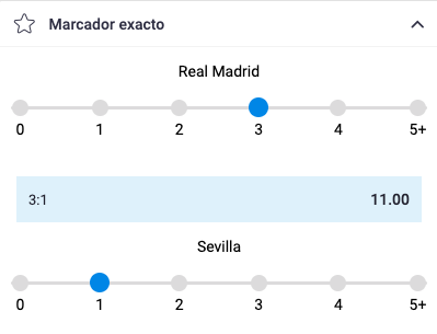 resultado exacto del real madrid vs sevilla de liga