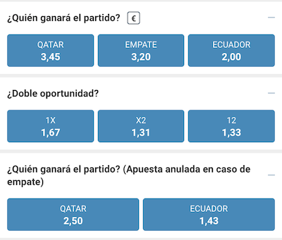 apuestas de partidos del mundial 1xbet