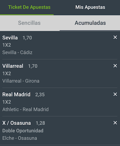 Apuesta ganadora para hoy