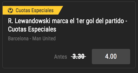 cuota especial en bwin