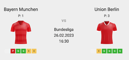 Bayern munich vs union berlin en versus